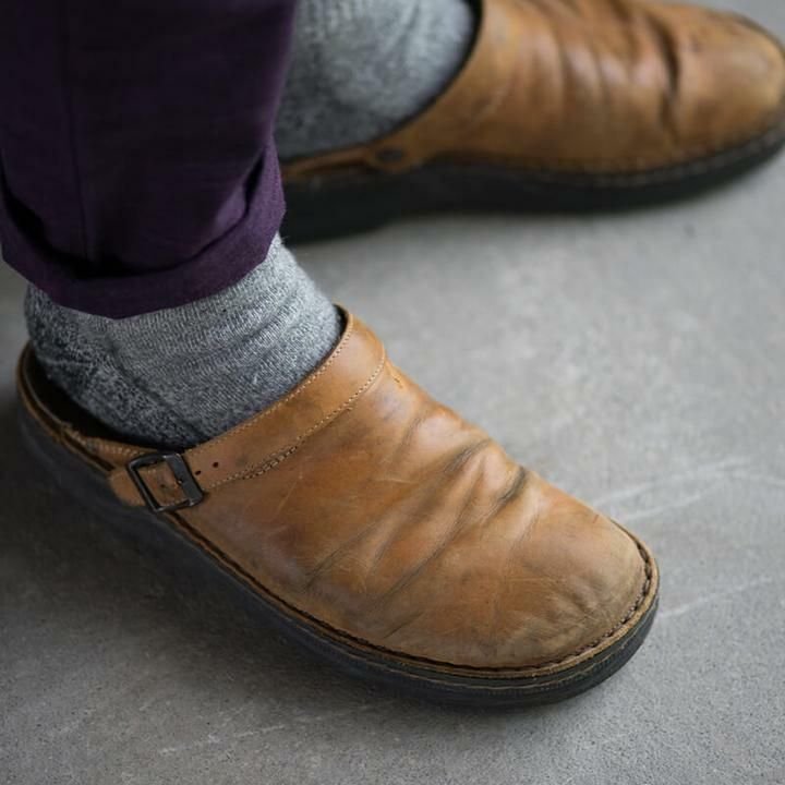 Tobias | Men’s Slip-On Clogs with Side Buckle