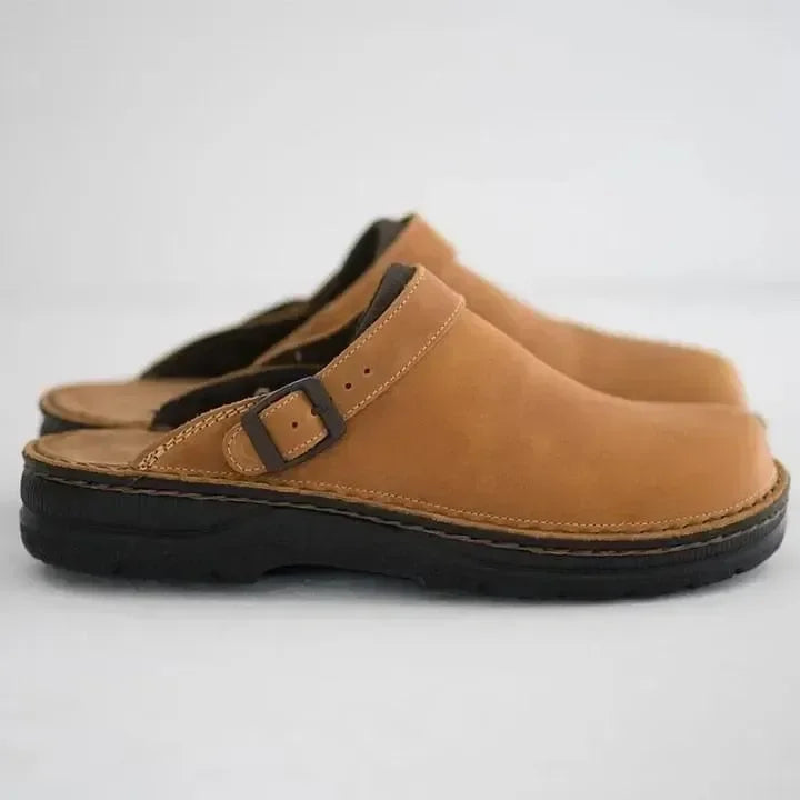 Tobias | Men’s Slip-On Clogs with Side Buckle