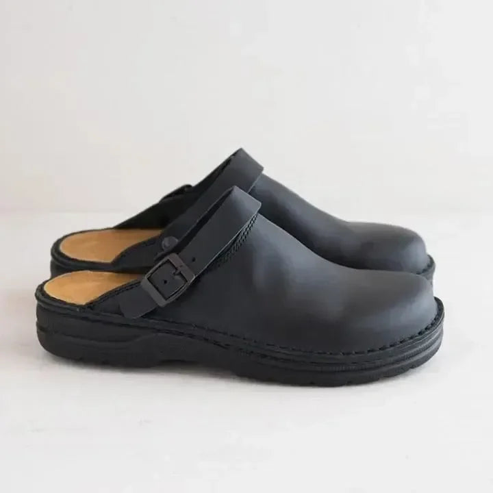 Tobias | Men’s Slip-On Clogs with Side Buckle