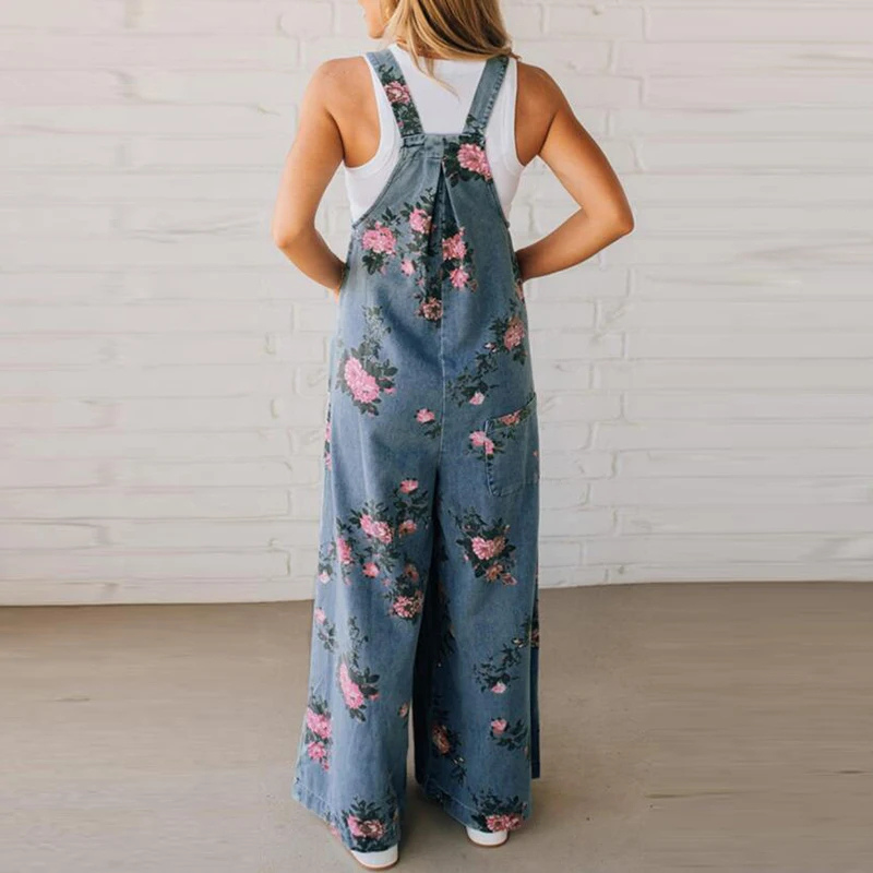 Natalia | Women’s Floral Wide-Leg Jumpsuit for Casual Wardrobe Picks