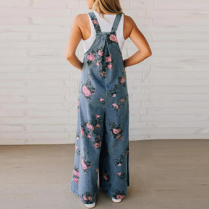 Natalia | Women’s Floral Wide-Leg Jumpsuit for Casual Wardrobe Picks