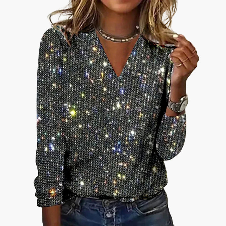 Zalira | Women’s V-Neck Top designed for Evening Style
