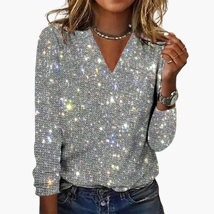 Zalira | Women’s V-Neck Top designed for Evening Style