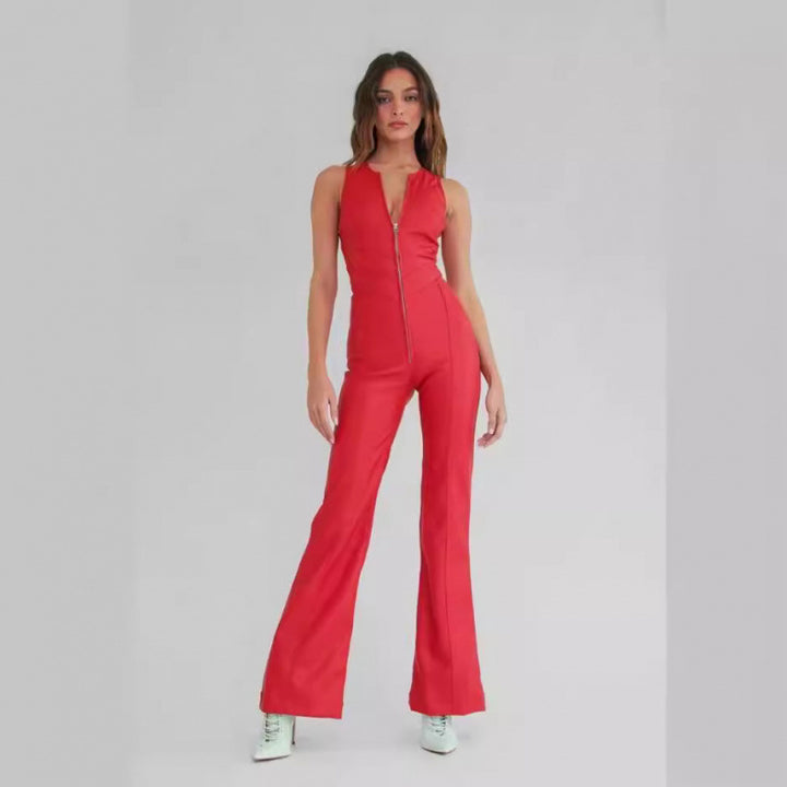 Kaelis | Women’s Jumpsuit featuring zip front