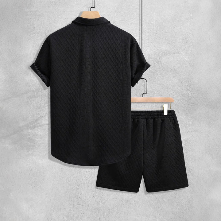 Myron | Men’s Shirt and Shorts Set for Relaxed Getaway