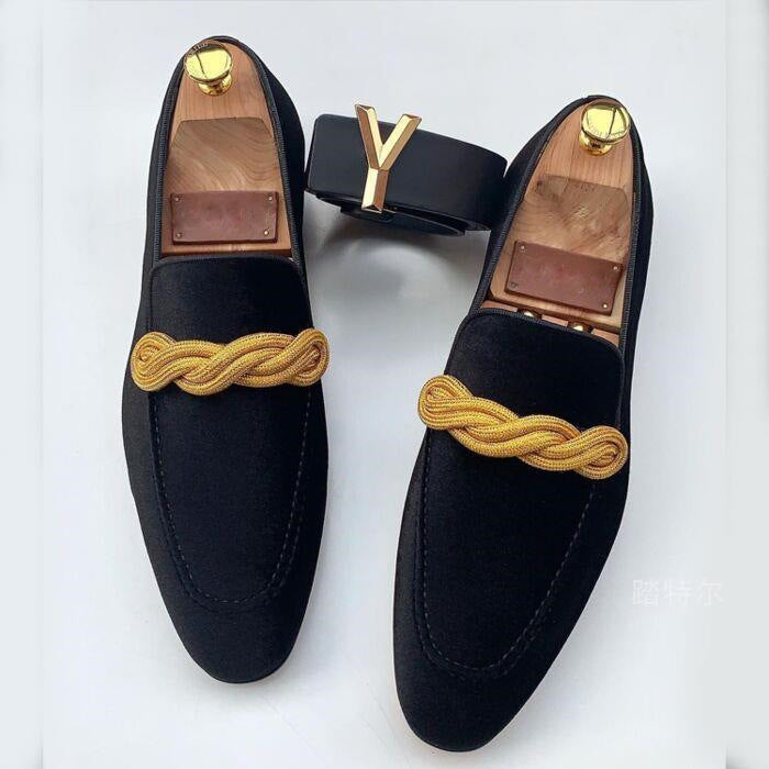 Bennett | Men’s Loafers featuring Braided Front Design