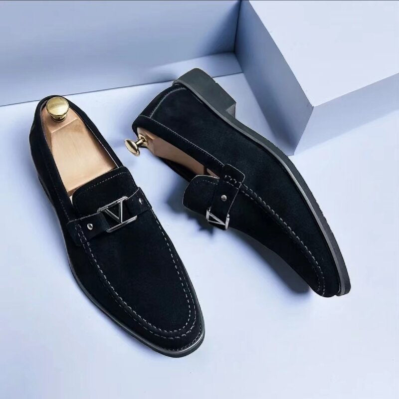 Grayson | Men’s Loafers with Decorative Buckle