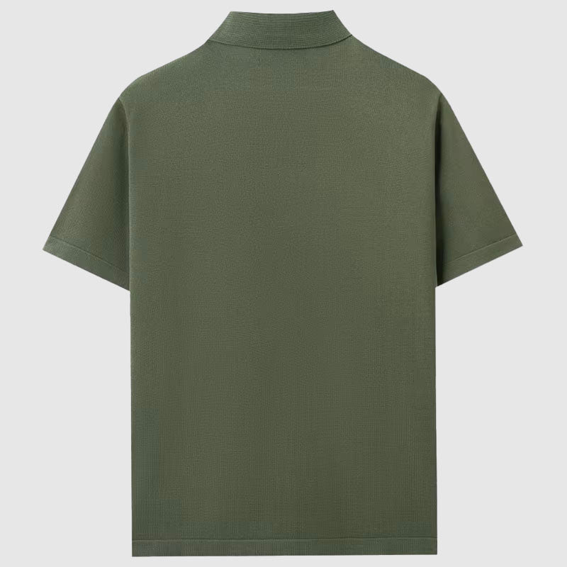 Carter | Men’s Short Sleeve Shirt featuring Textured Front Accent
