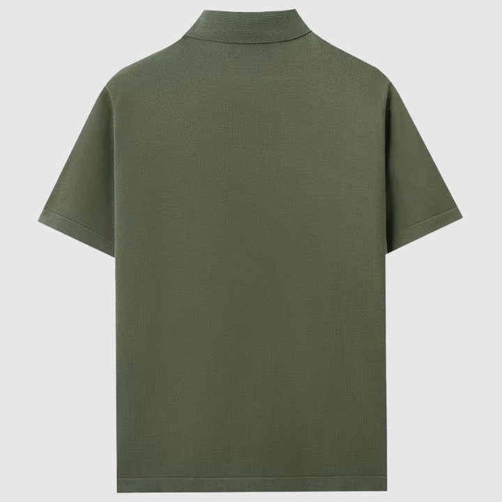 Carter | Men’s Short Sleeve Shirt featuring Textured Front Accent