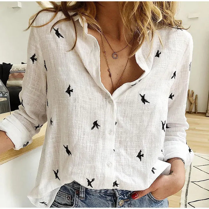 Ulani | Women’s Patterned Shirt for Chic Casual Assembly