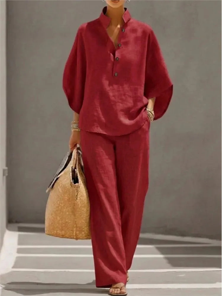 Piper | Women’s Top and Trousers Set for Relaxed Daywear