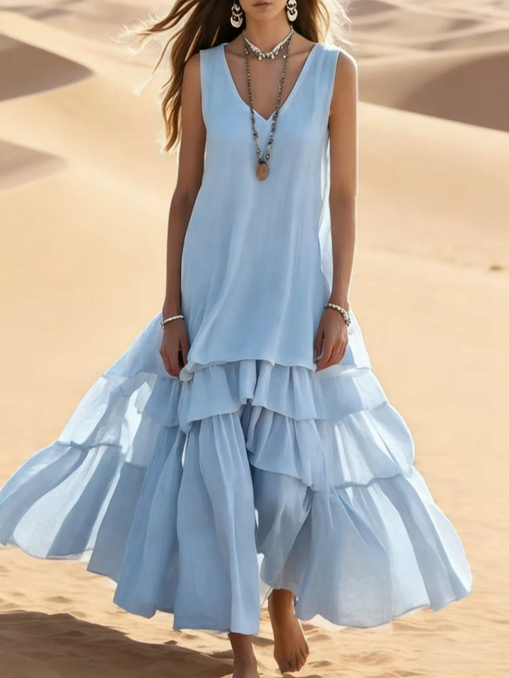 Bonnie | Women’s Sleeveless Maxi Dress for Relaxed Holiday Dressing