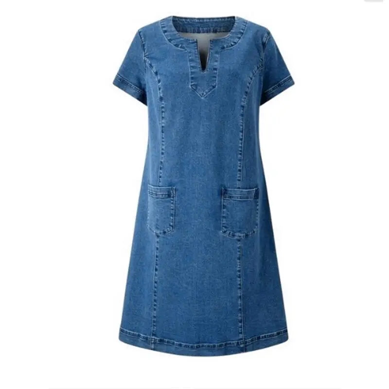 Tarelle | Women’s Short Sleeve Dress with front pocket touch