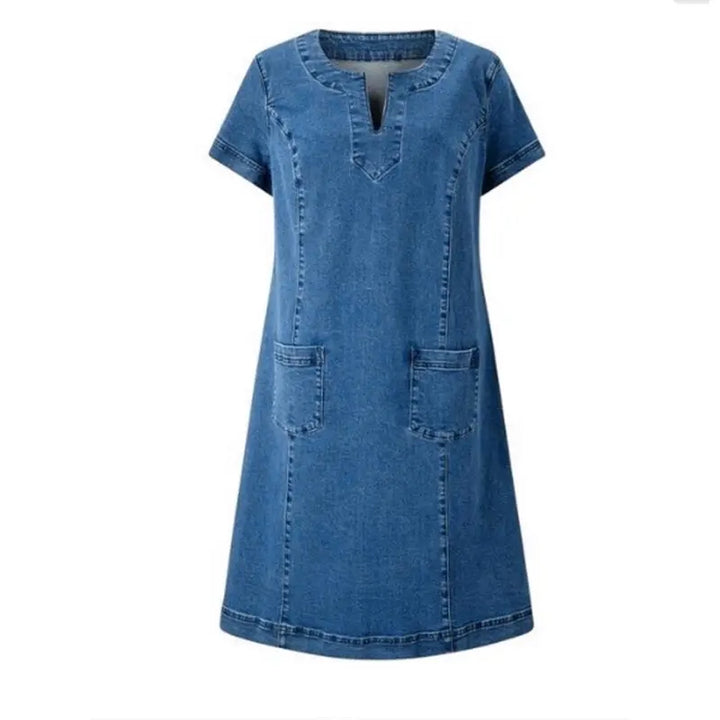 Tarelle | Women’s Short Sleeve Dress with front pocket touch