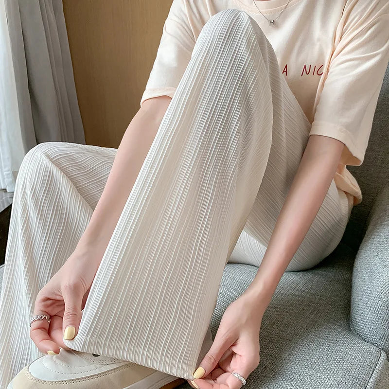 Angeline | Women’s Wide-Leg Trousers designed for Soft Casual Comfort
