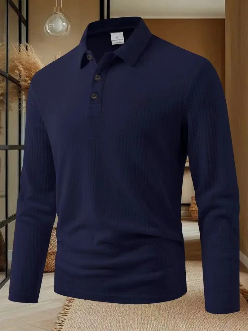 Trent | Men’s Long Sleeve Polo Shirt for Polished Casual Style