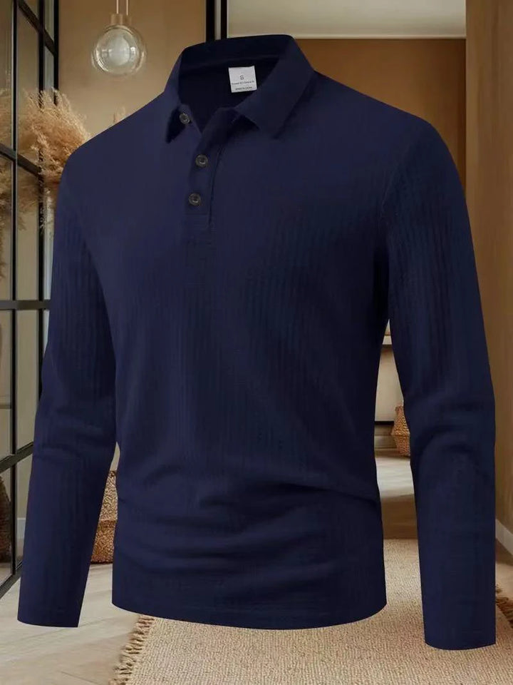 Trent | Men’s Long Sleeve Polo Shirt for Polished Casual Style