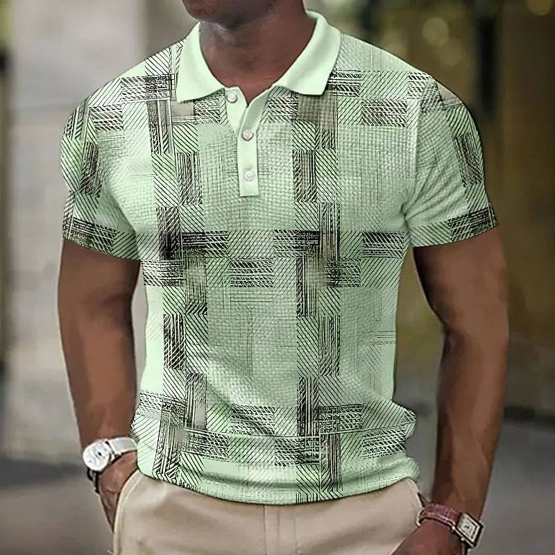Dawson | Men’s Patterned Polo Shirt for Daily Outfit Ideas