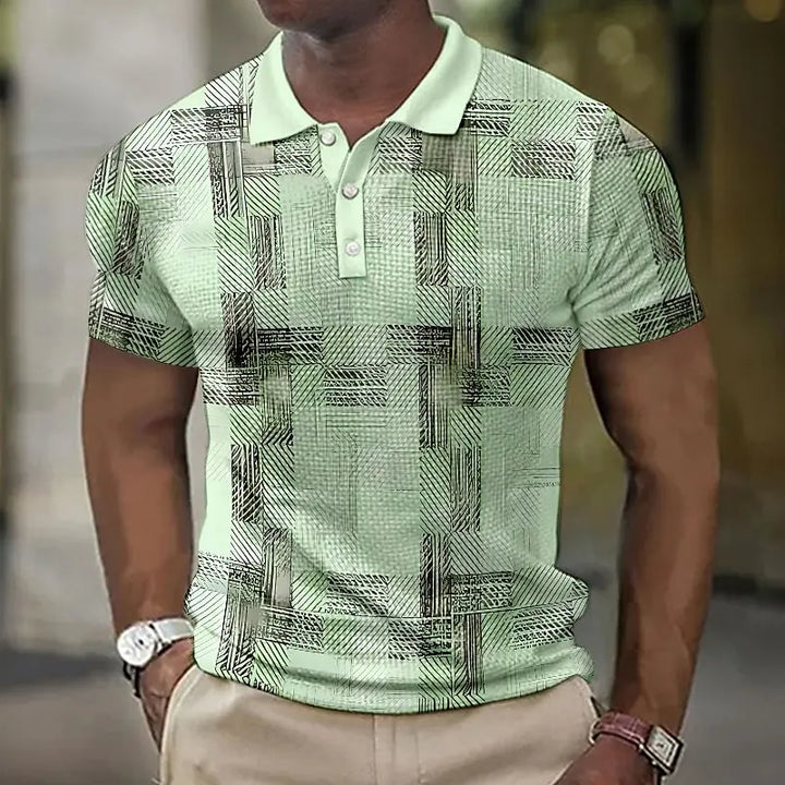 Dawson | Men’s Patterned Polo Shirt for Daily Outfit Ideas