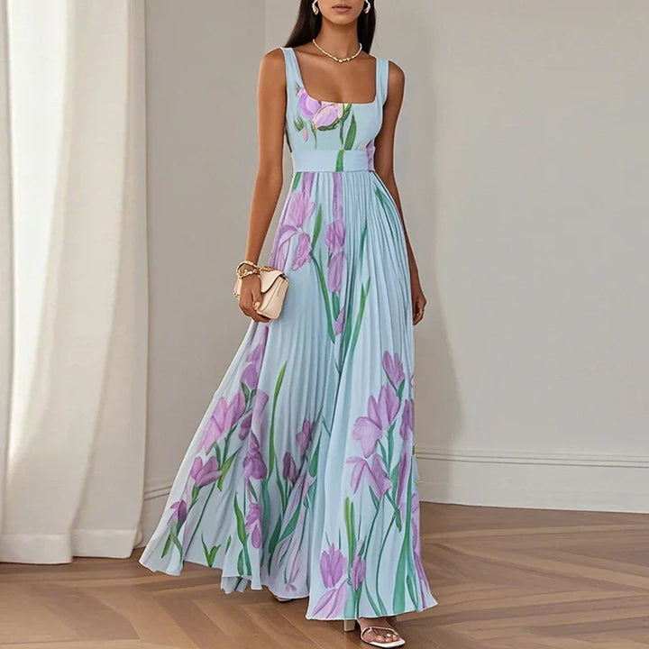 Farrah | Women’s Maxi Dress featuring a Pleated Skirt
