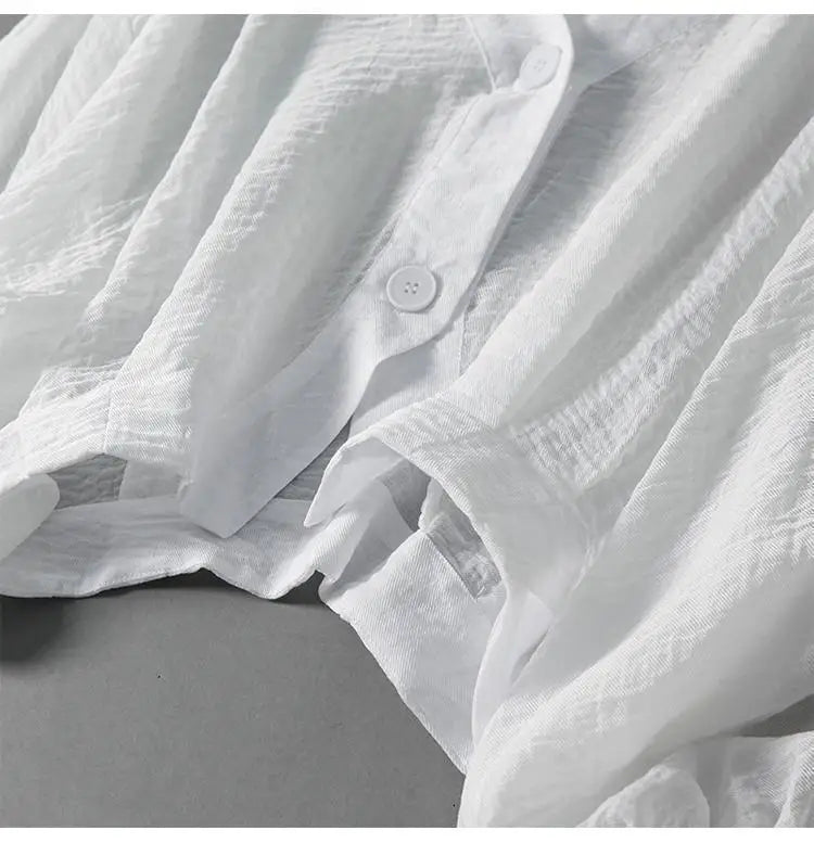 Kira | Women’s Blouse featuring a Cropped Button Front