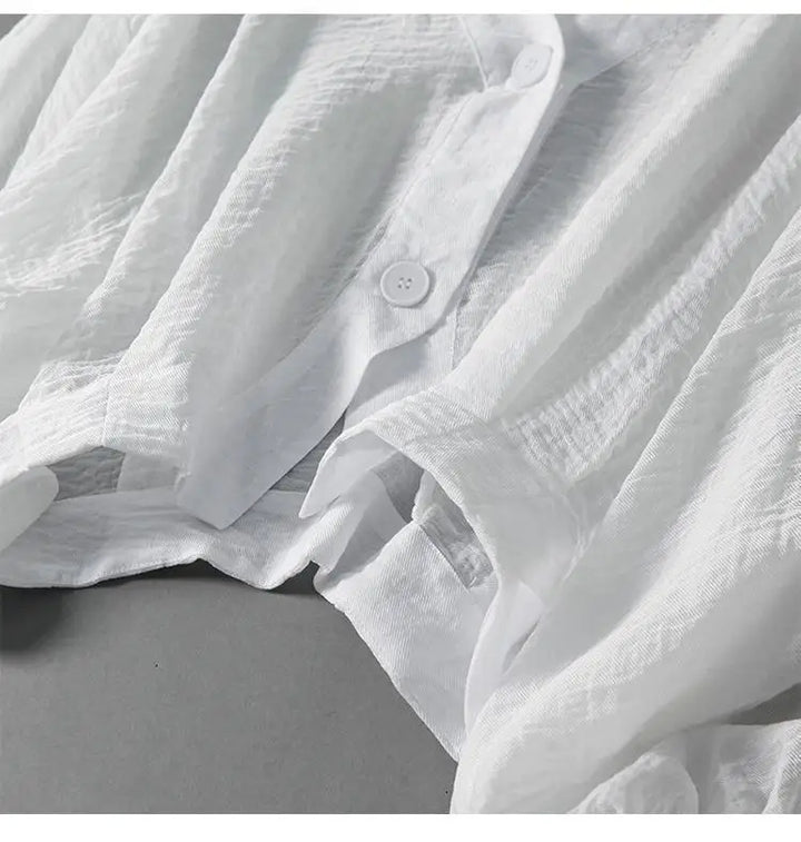 Kira | Women’s Blouse featuring a Cropped Button Front