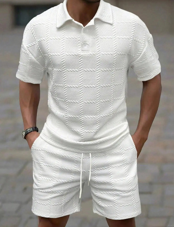 Kai | Men’s Polo Shirt and Shorts Set for Summer Comfort