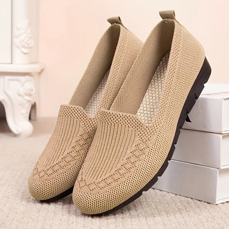 Keira | Women’s Slip-On Flats in a Soft Everyday Texture