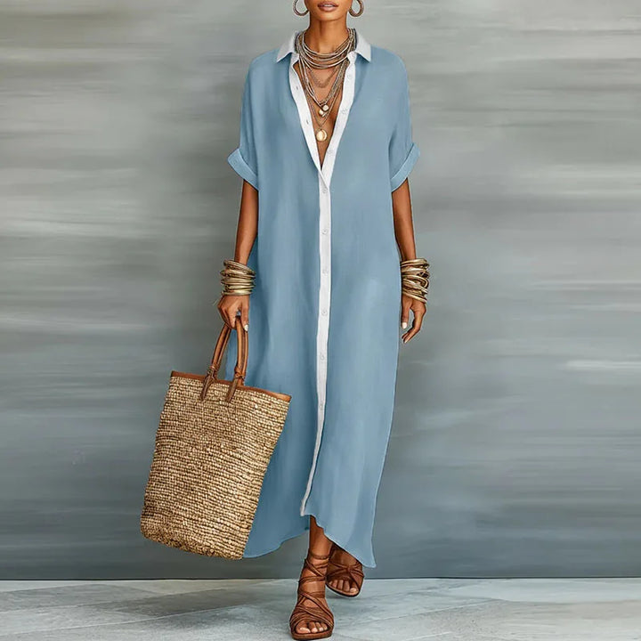 Zelda | Women’s Shirt Dress designed for Casual Warm-Day Outfits