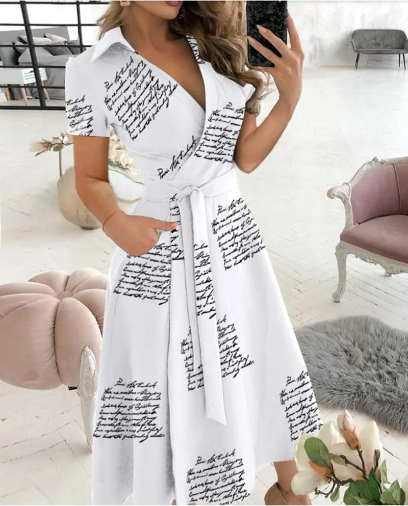 Giselle | Women’s Midi Dress in a Striking Wrap Silhouette