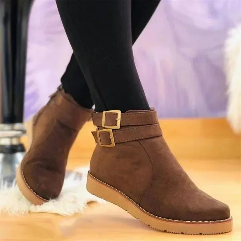 Zynelle | Women’s Ankle Boots featuring two-strap feature