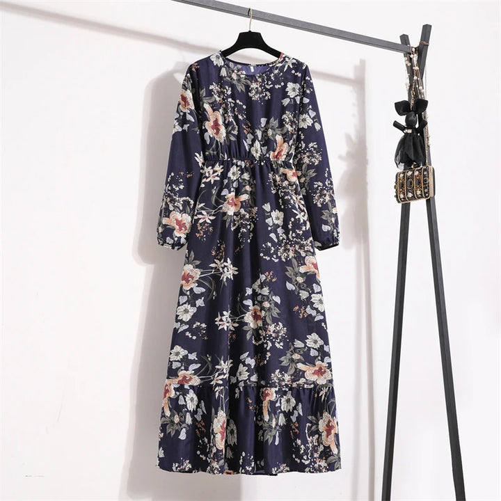 Raisa | Women’s Floral Dress with Button Front