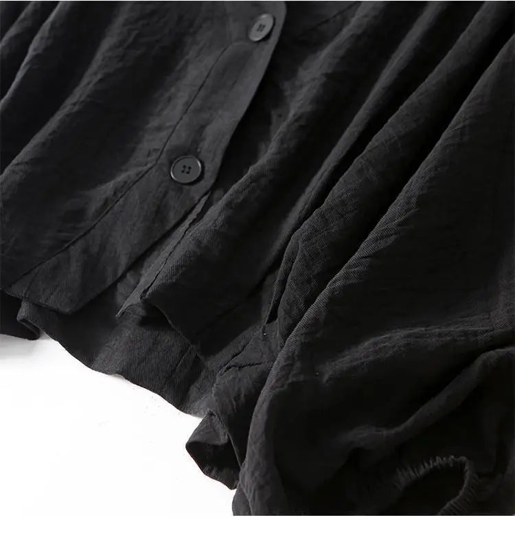 Kira | Women’s Blouse featuring a Cropped Button Front