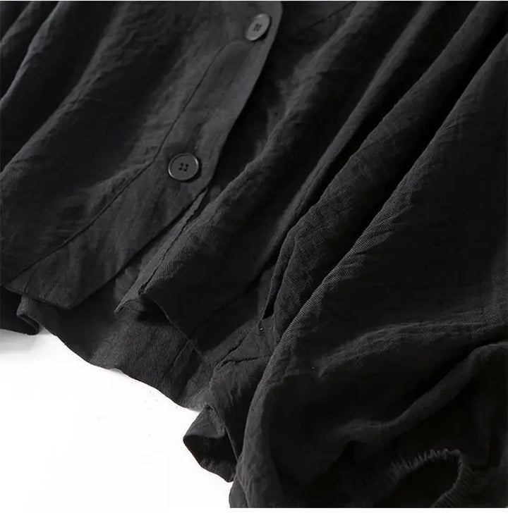 Kira | Women’s Blouse featuring a Cropped Button Front