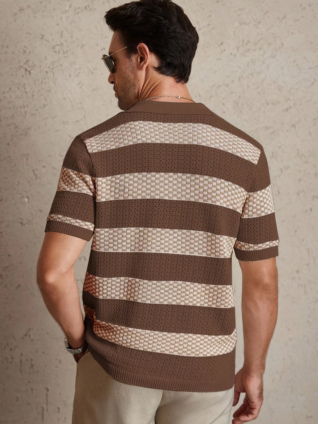 Orlando | Men’s Polo Shirt featuring a Striped Pattern