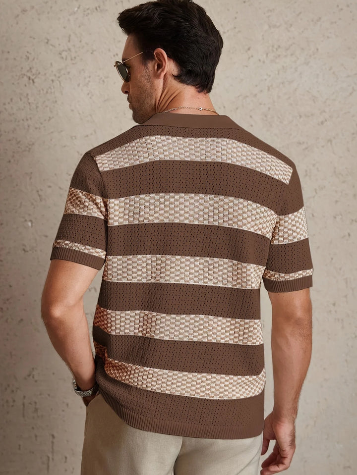 Orlando | Men’s Polo Shirt featuring a Striped Pattern