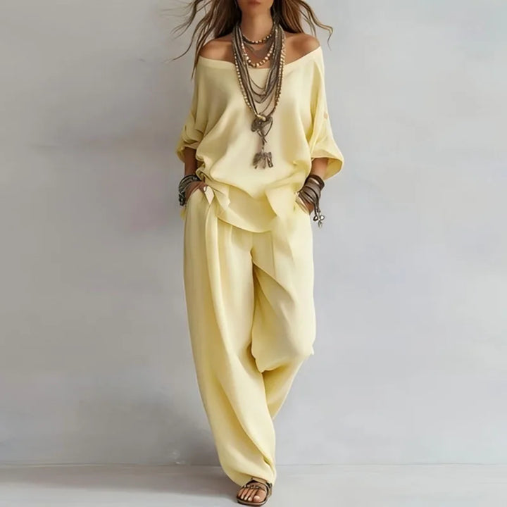 Delia | Women’s Two-Piece Set designed for Relaxed Styling