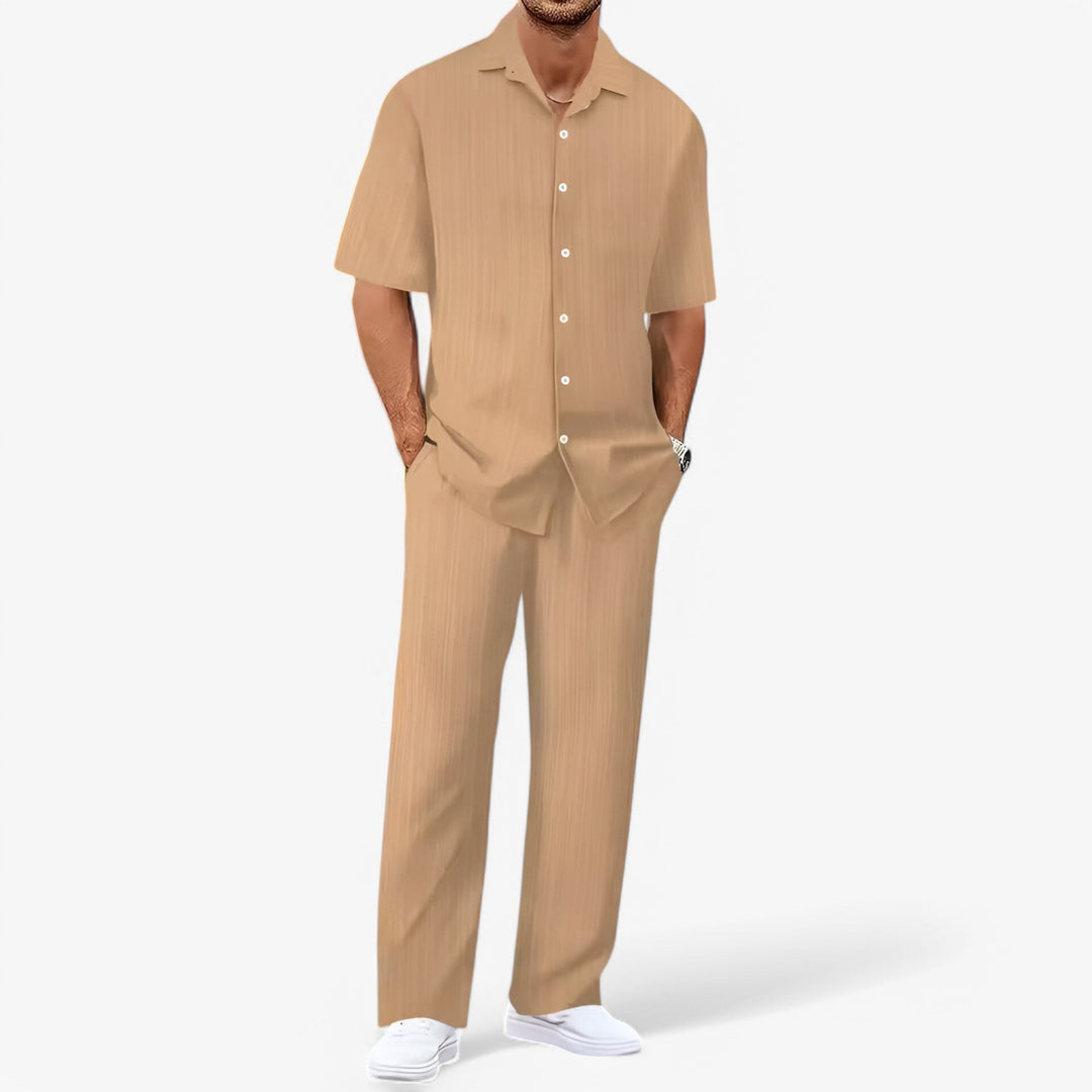 Elric | Men’s Two-Piece Set designed for easy summer outfit