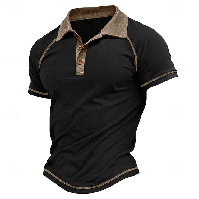 Kurt | Men’s Contrast-Trim Polo Shirt in a Defined Silhouette