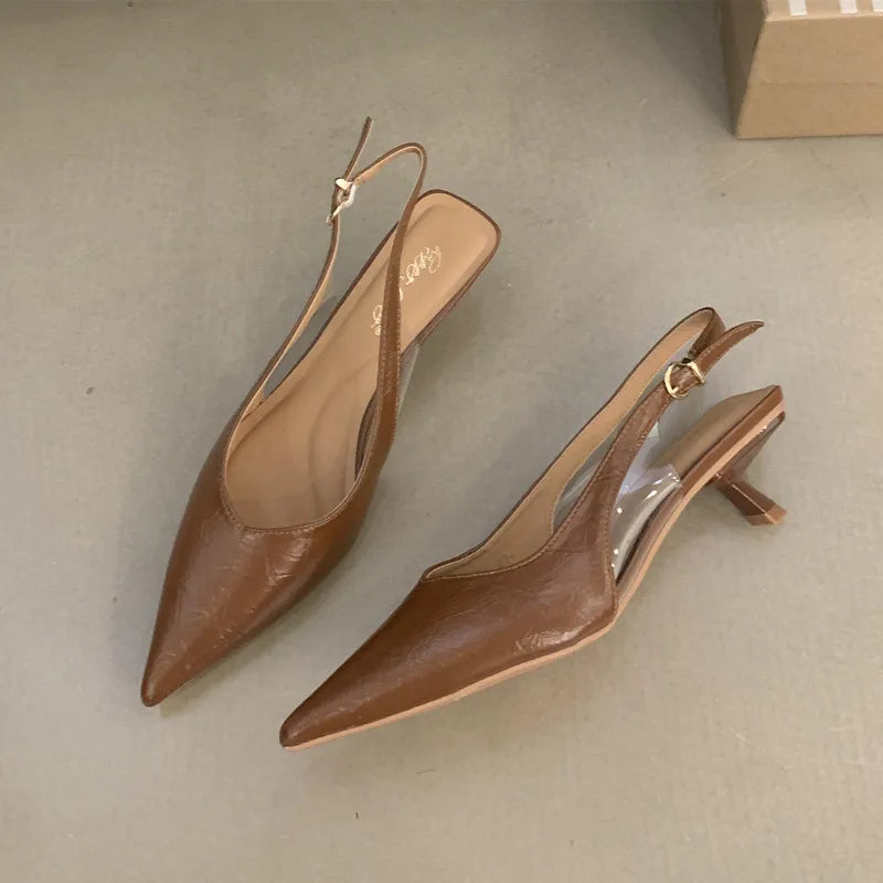 Halia | Women’s Slingback Flats for Smart-Casual Styling