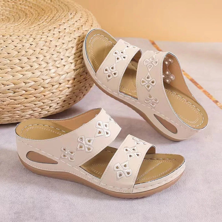 Jolene | Women’s Wedge Slide Sandals for Easygoing Relief