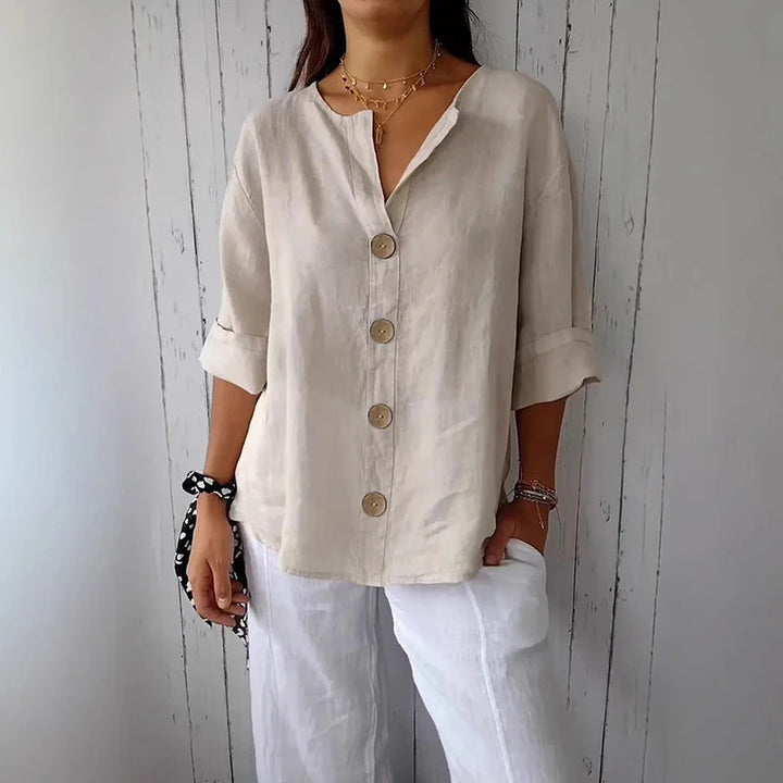 Ravenna | Women’s Button-Front Blouse in a Relaxed Fit