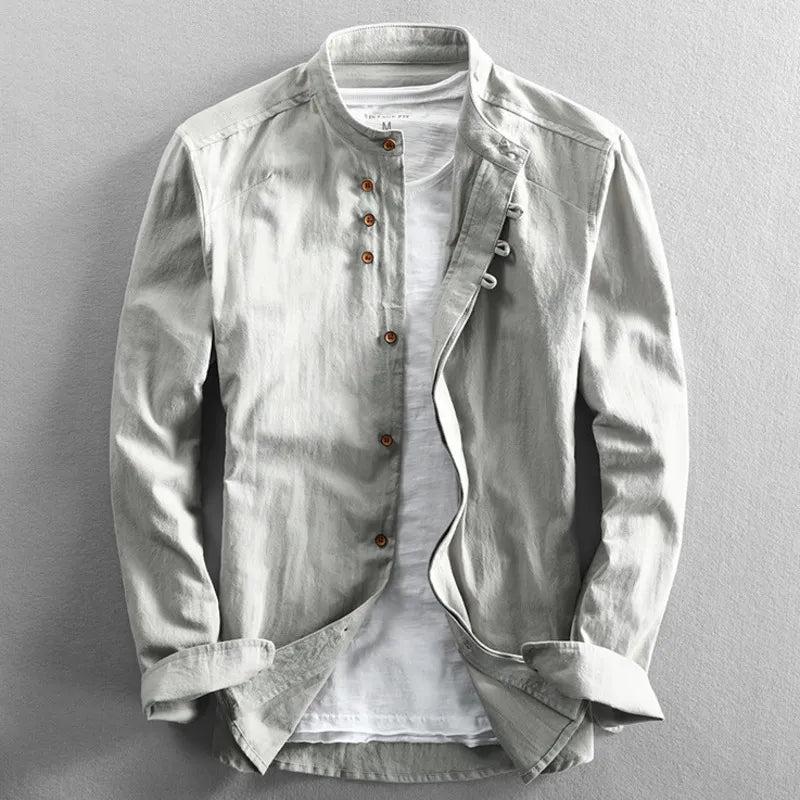 Orin | Men’s Button-Up Shirt in a Clean Minimal Design