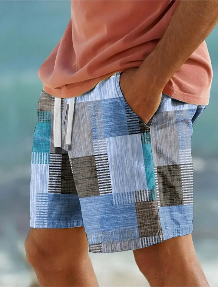 Preston | Men’s Patchwork Shorts for Off-Duty Seasonal Pieces