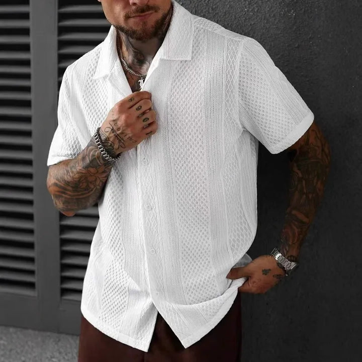 Ellis | Men’s Short Sleeve Shirt for Relaxed Refined Looks