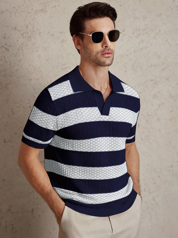 Orlando | Men’s Polo Shirt featuring a Striped Pattern