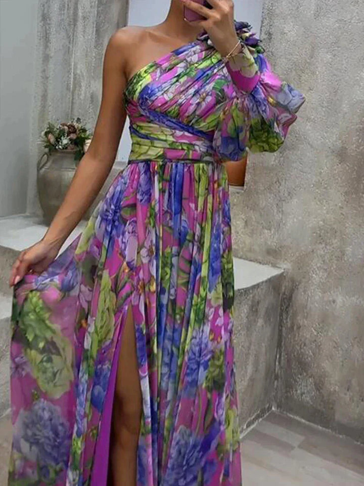 Zaria | Women’s Maxi Dress with One Shoulder Design
