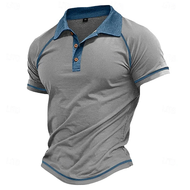 Kurt | Men’s Contrast-Trim Polo Shirt in a Defined Silhouette