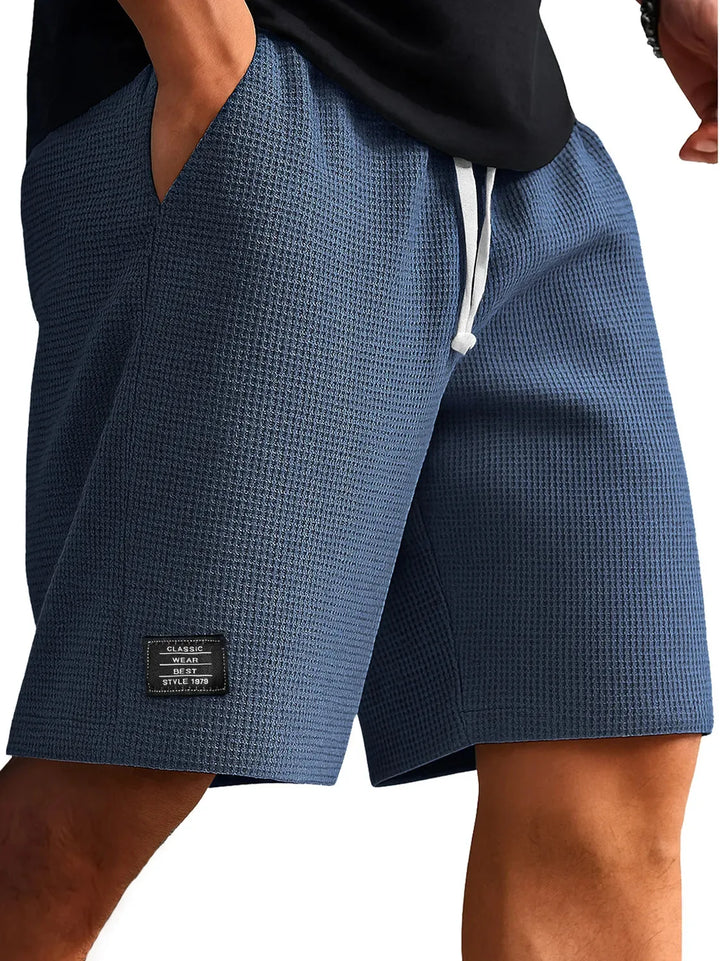 Rocco | Men’s Drawstring Shorts featuring Pattern Detail