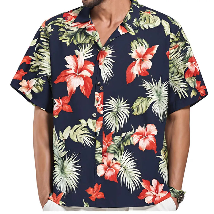 Hayden | Men’s Shirt featuring a Tropical Motif